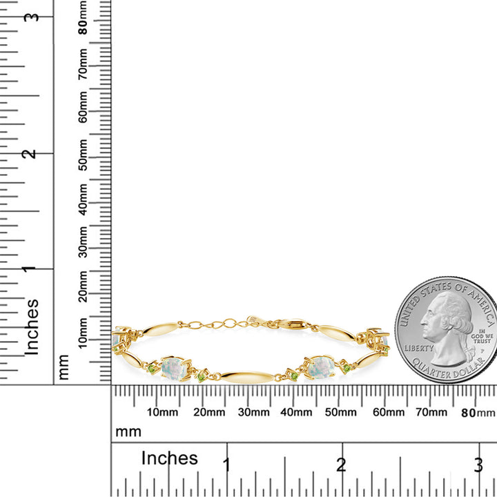 Bracelet in 925 Yellow Gold Plated Silver
