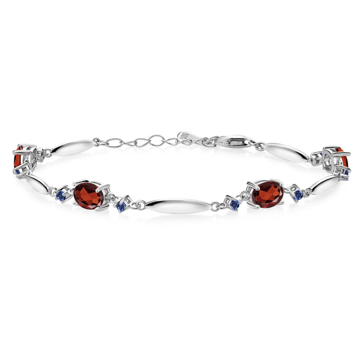 Garnet - January_Bracelet in 925 Sterling Silver