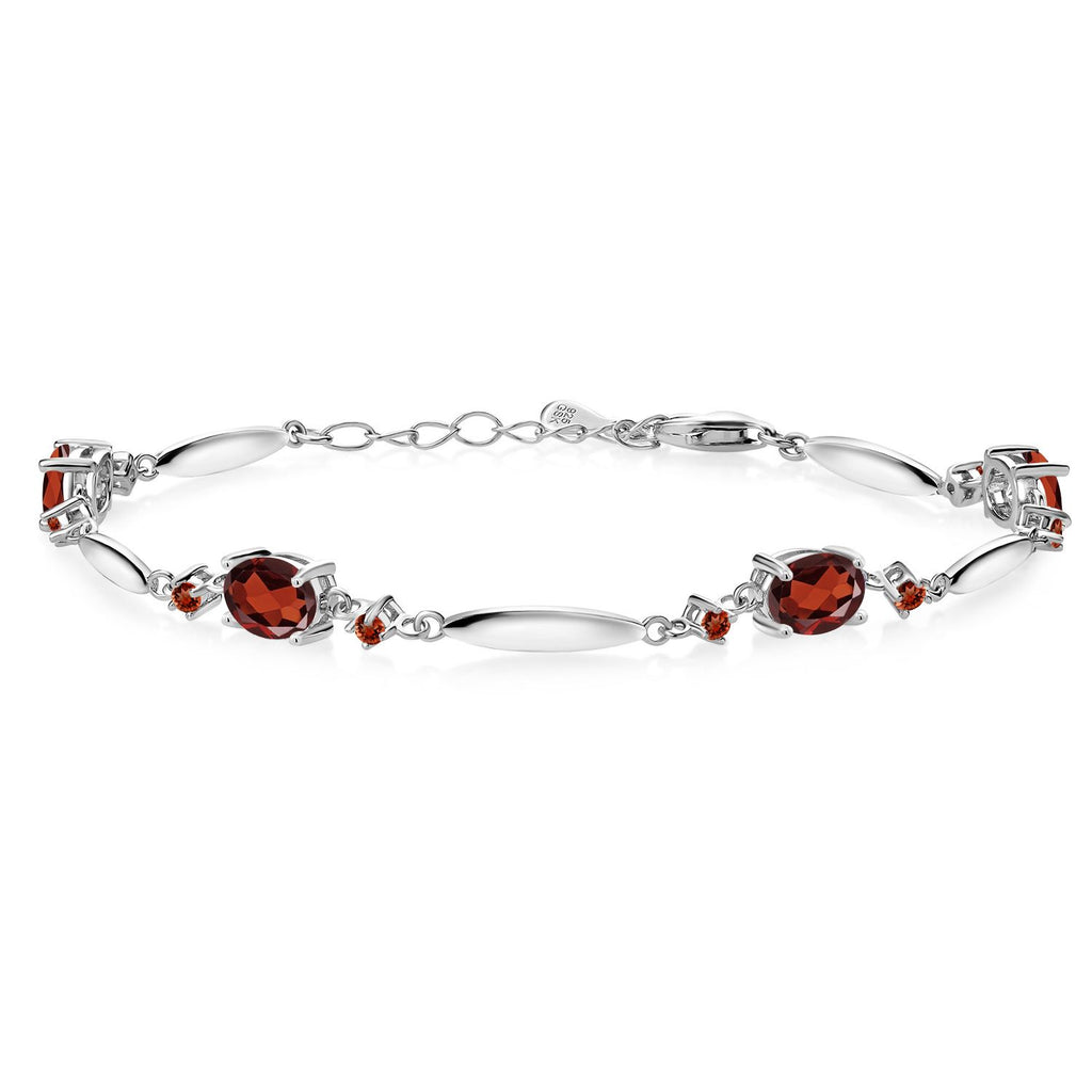 Garnet - January_Bracelet in 925 Sterling Silver
