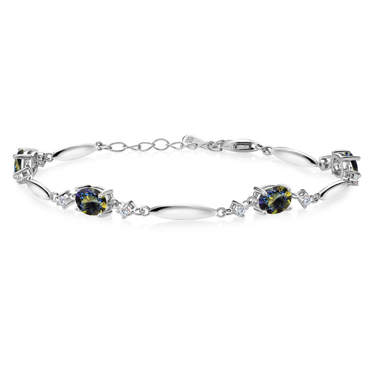 Blue Mystic Topaz_Bracelet in 925 Sterling Silver