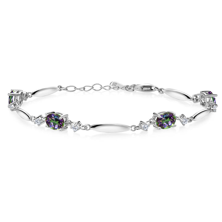 Green Mystic Topaz_Bracelet in 925 Sterling Silver