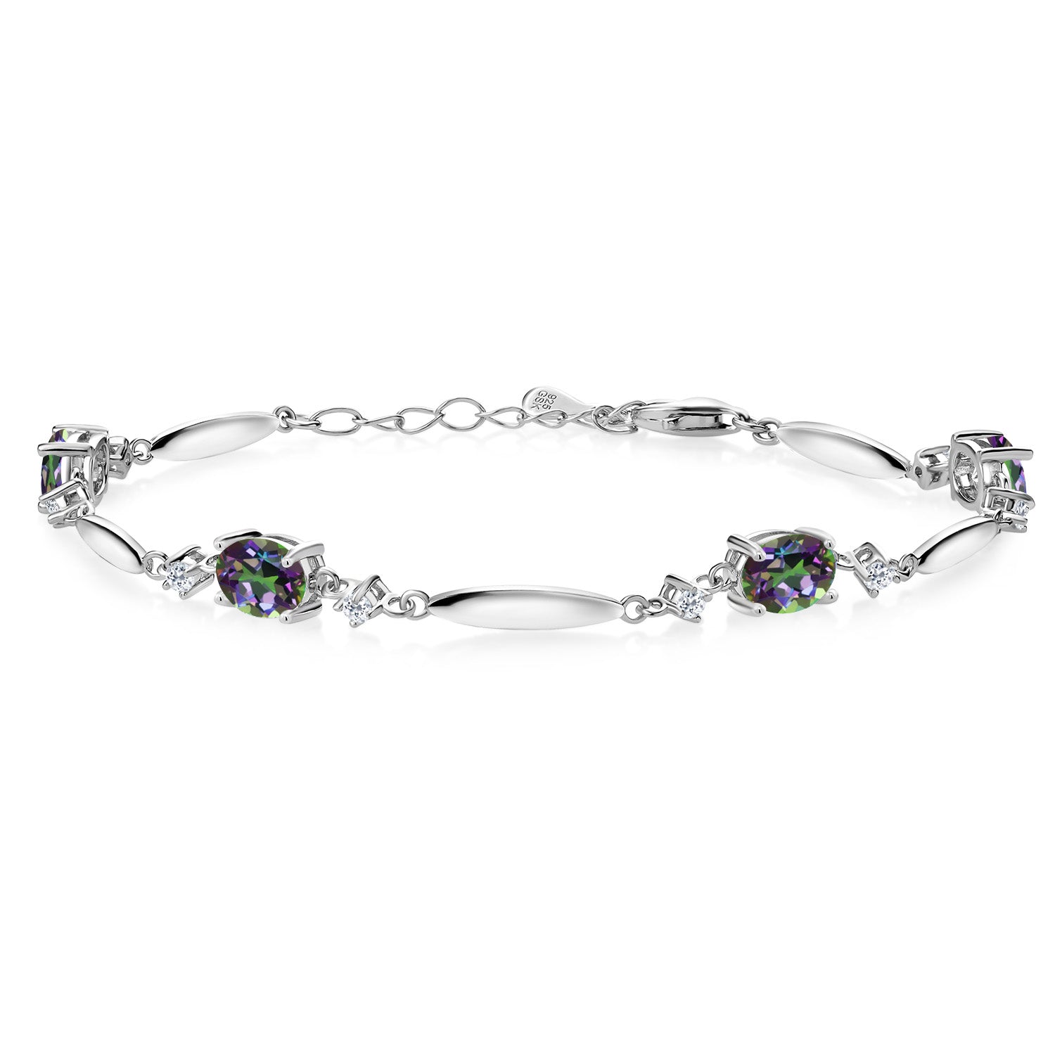 Green Mystic Topaz_Bracelet in 925 Sterling Silver