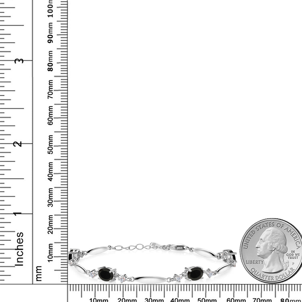 Onyx - December_Bracelet in 925 Sterling Silver
