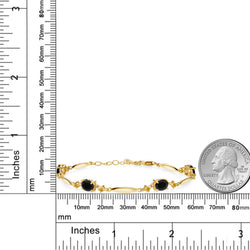 Bracelet in 925 Yellow Gold Plated Silver