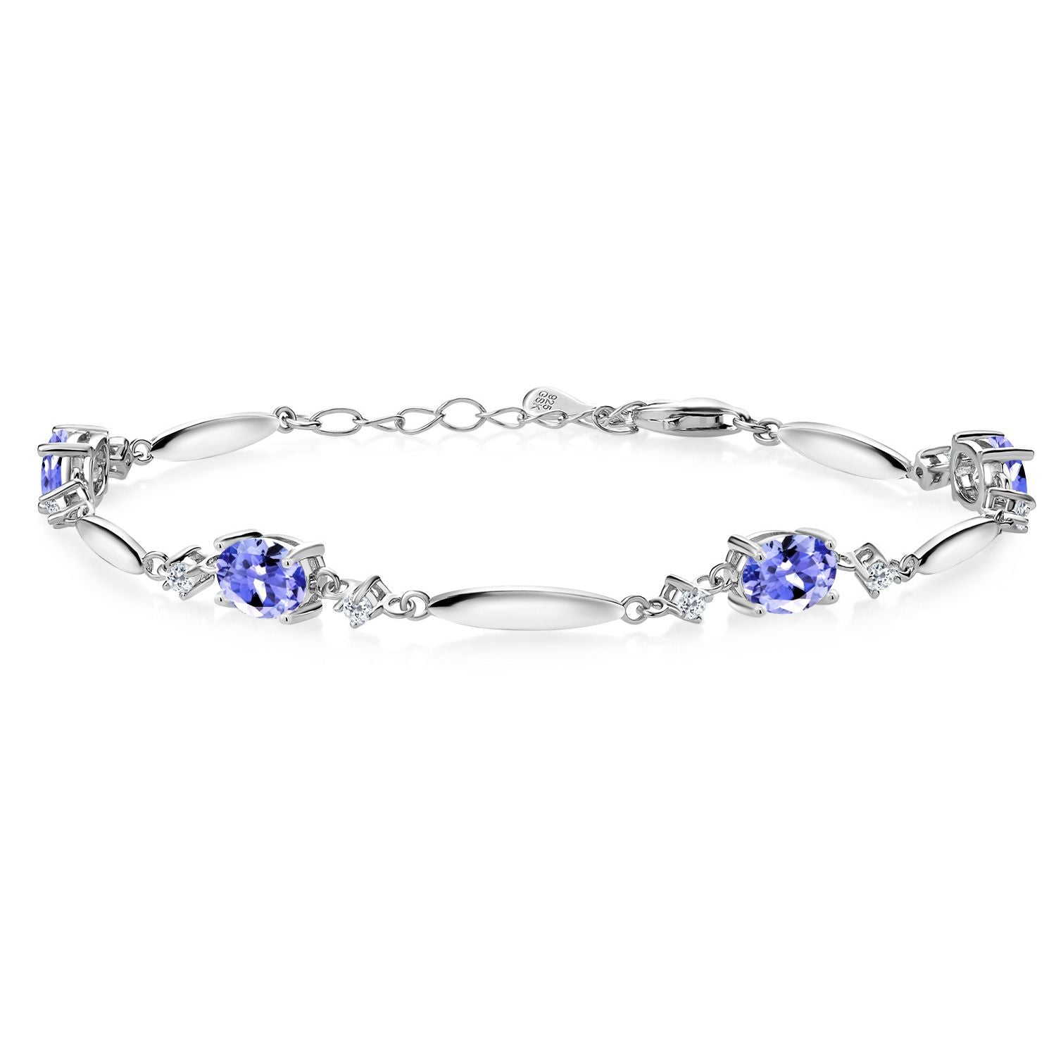 Tanzanite - December_Bracelet in 925 Sterling Silver