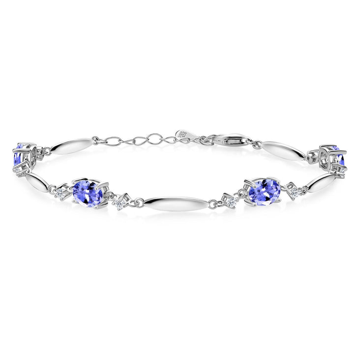 Tanzanite - December_Bracelet in 925 Sterling Silver