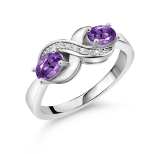 Amethyst - February_5_Ring in 925 Sterling Silver