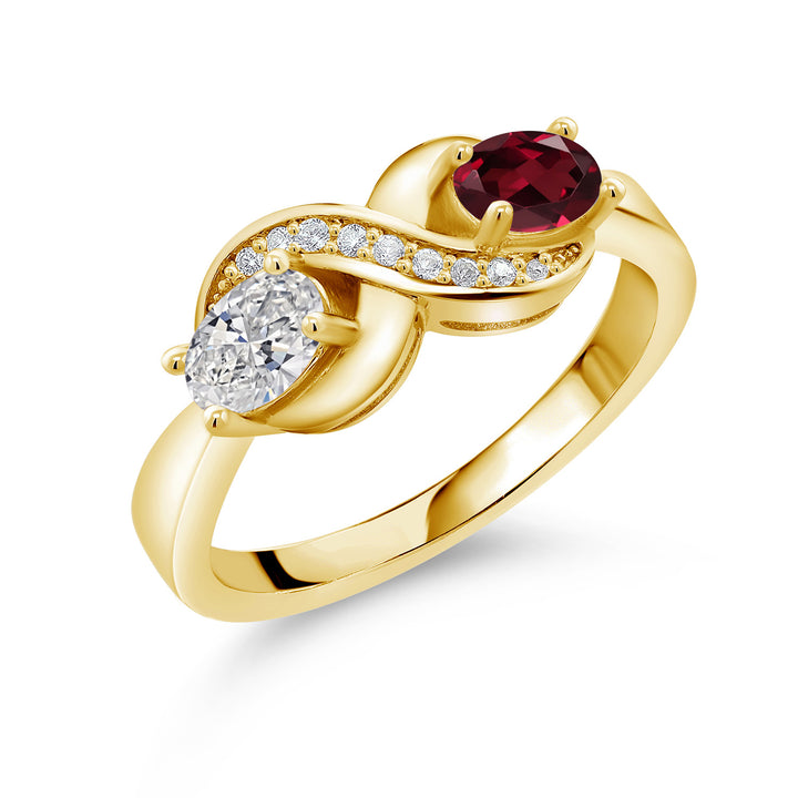 Ring in 925 Yellow Gold Plated Silver
