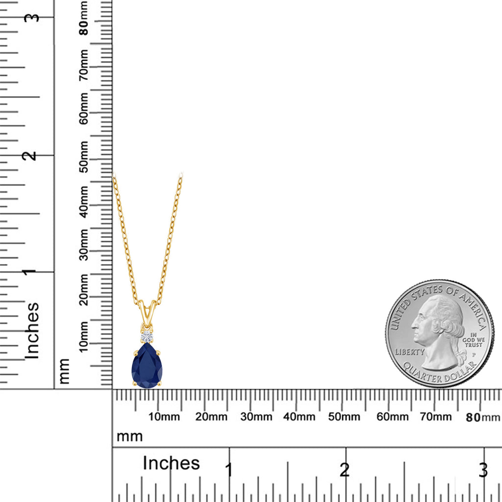 Pendant in 925 Yellow Gold Plated Silver