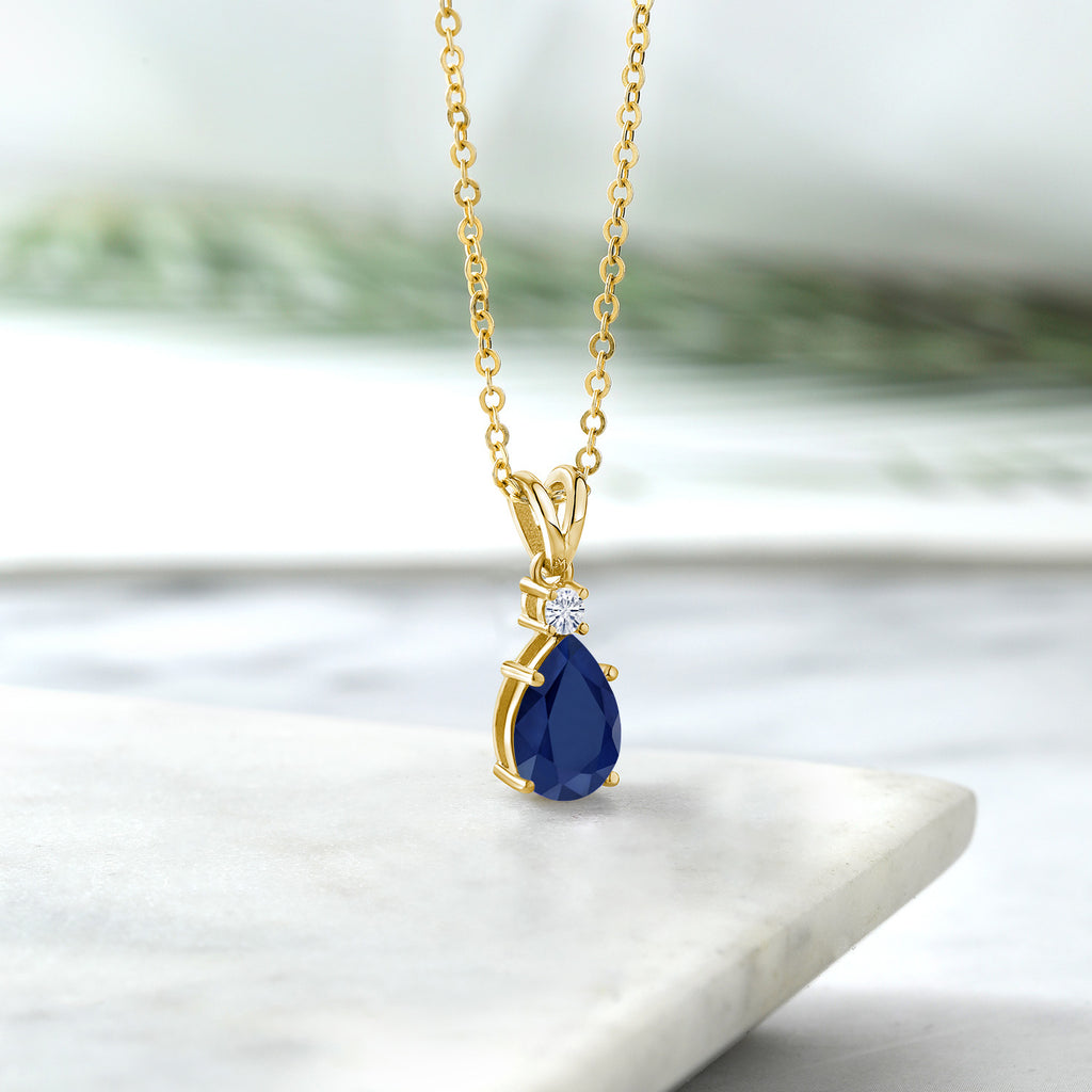 Pendant in 925 Yellow Gold Plated Silver