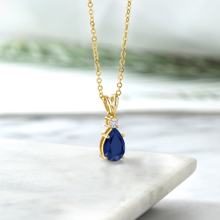Pendant in 925 Yellow Gold Plated Silver