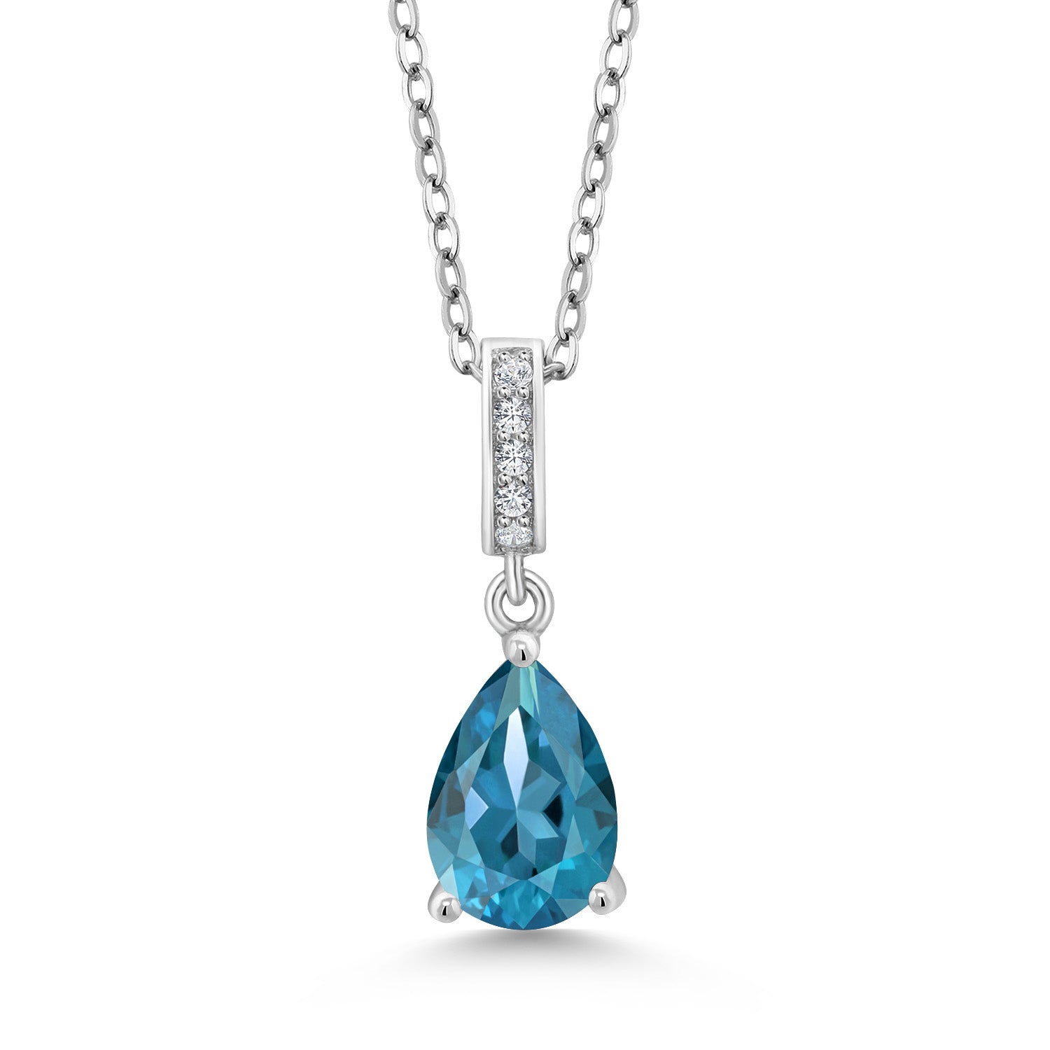 London Blue Topaz - November_Sterling Silver