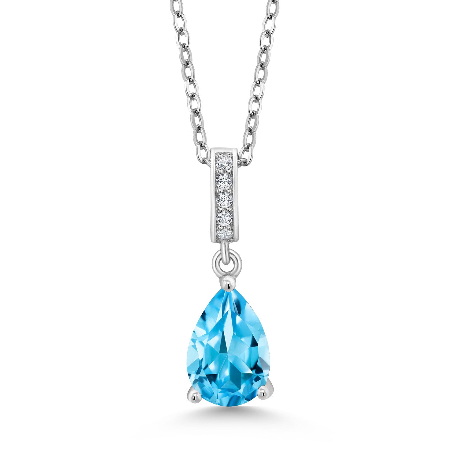 Swiss Blue Topaz - November_Sterling Silver