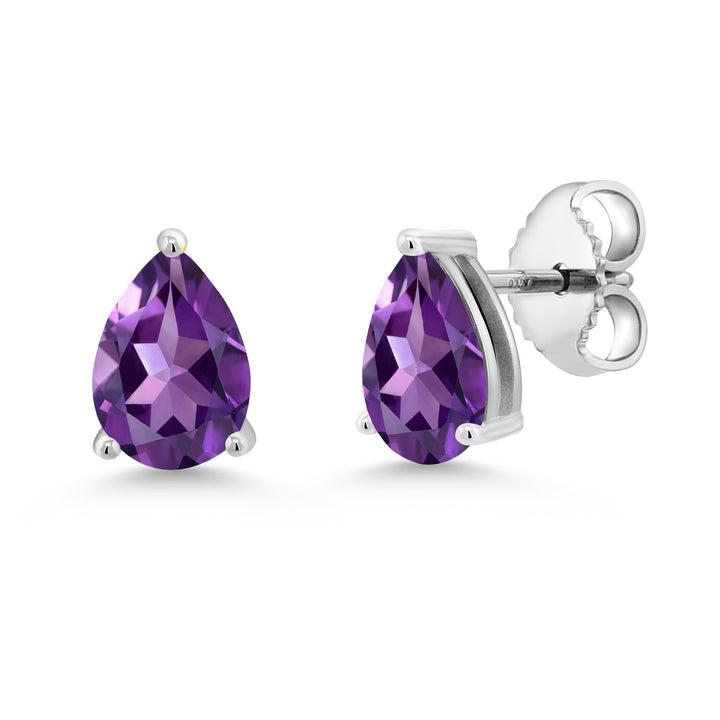 Amethyst - February_Earrings in 925 Sterling Silver