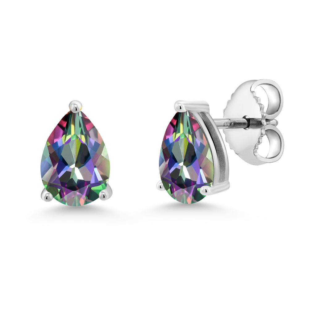 Green Mystic Topaz_Earrings in 925 Sterling Silver