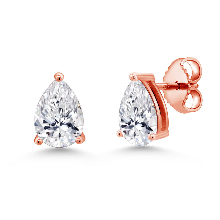 Earrings in 925 Rose Gold Plated Silver
