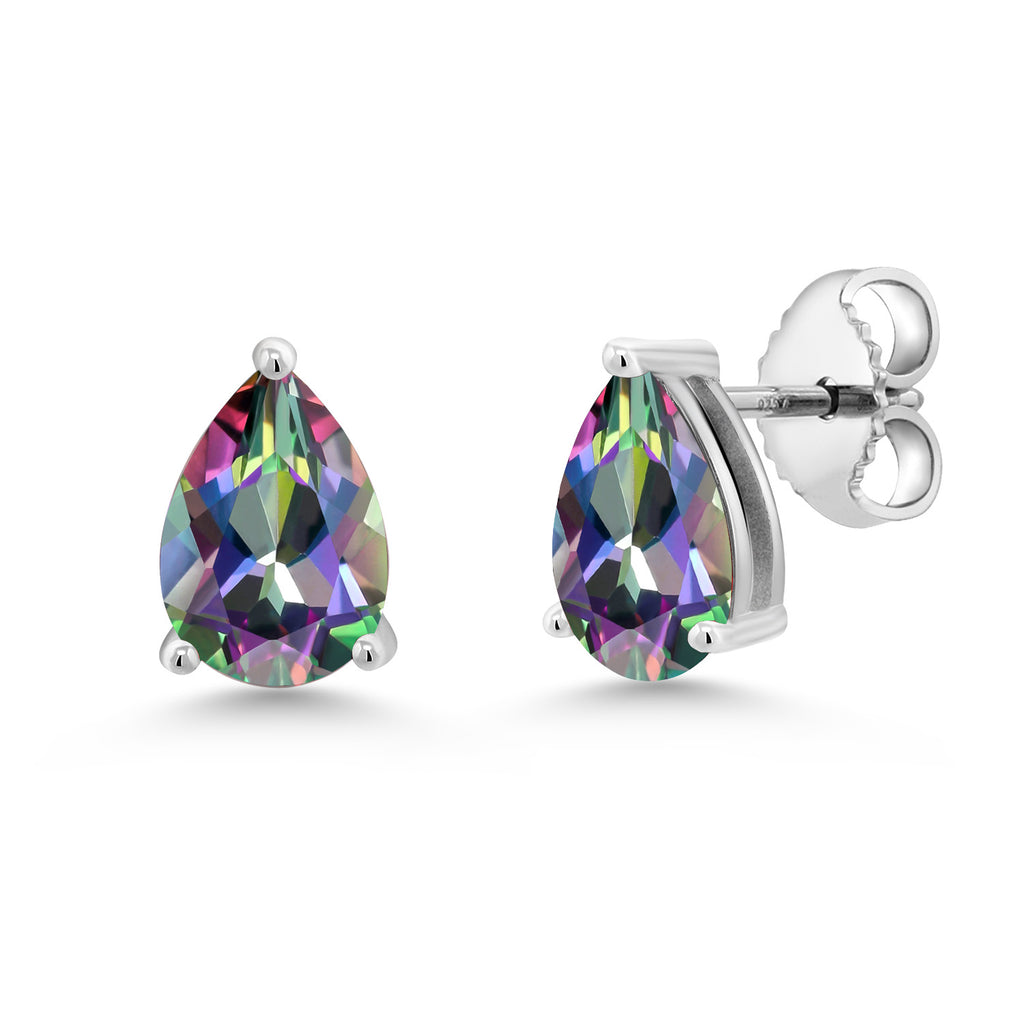 Green Mystic Topaz_Earrings in 925 Sterling Silver