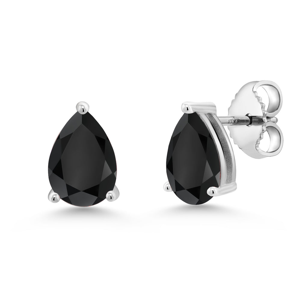 Onyx - December_Earrings in 925 Sterling Silver