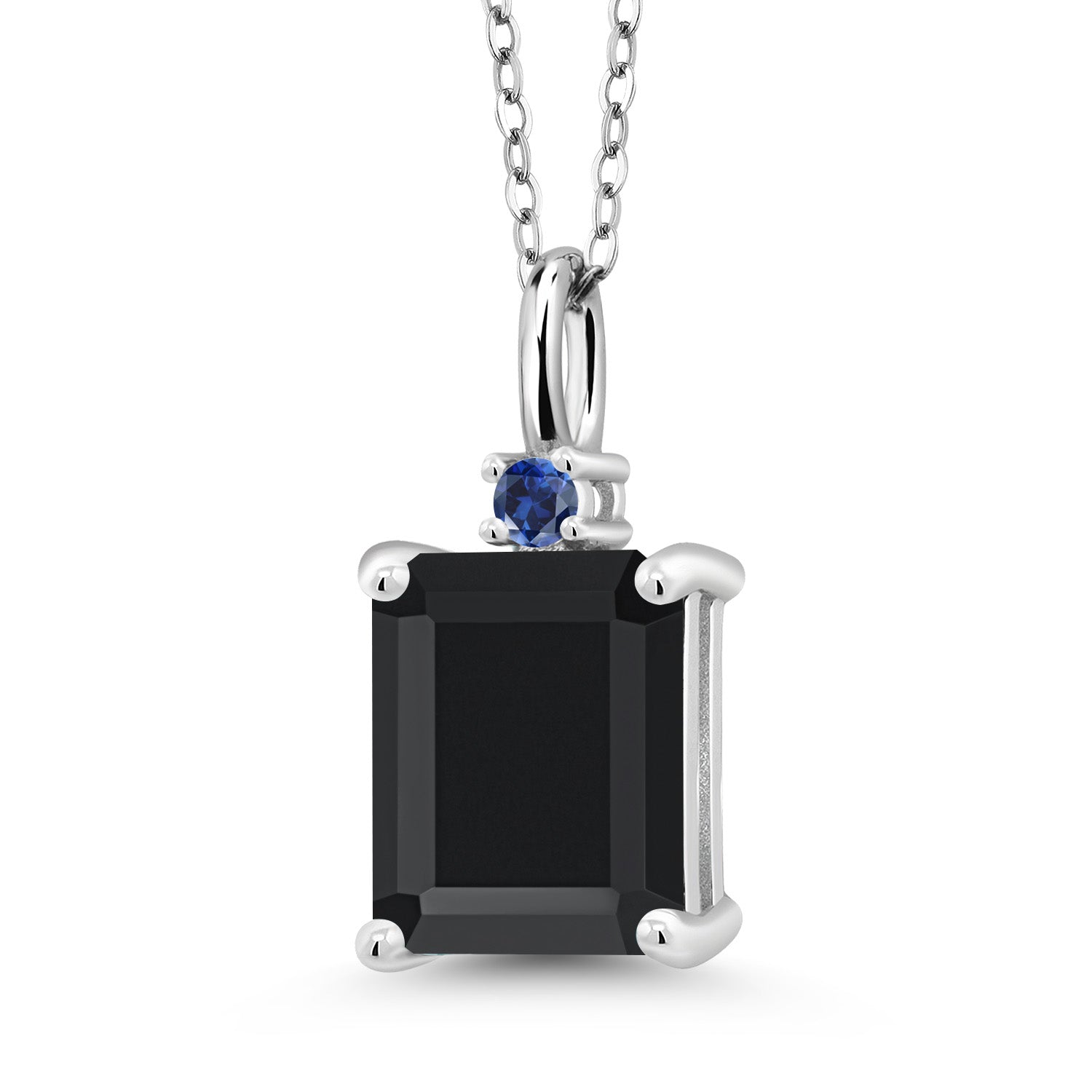 Onyx - December_925 Sterling Silver_Pendant in 925 Sterling Silver