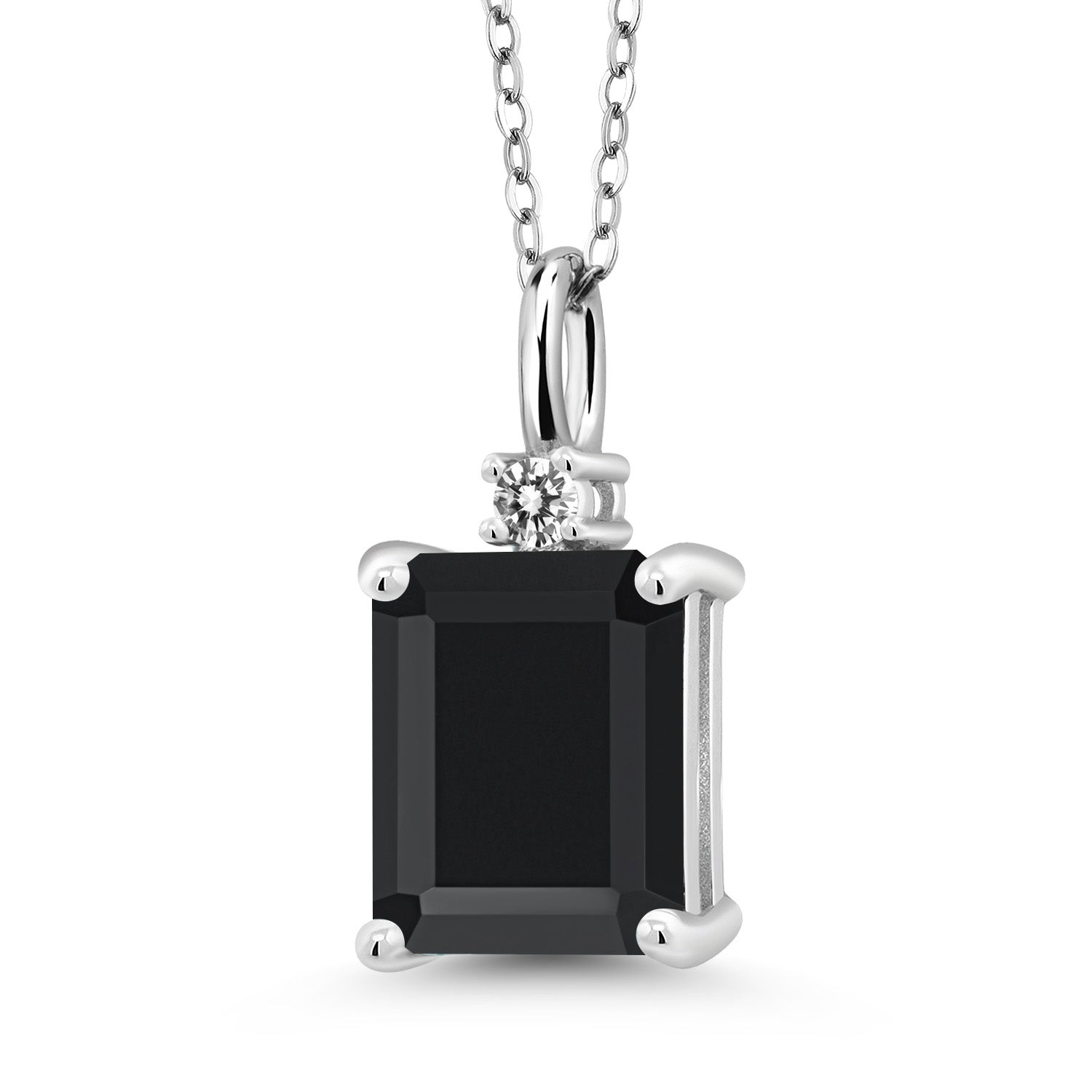 Onyx - December_925 Sterling Silver_Pendant in 925 Sterling Silver