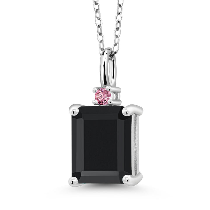 Onyx - December_925 Sterling Silver_Pendant in 925 Sterling Silver