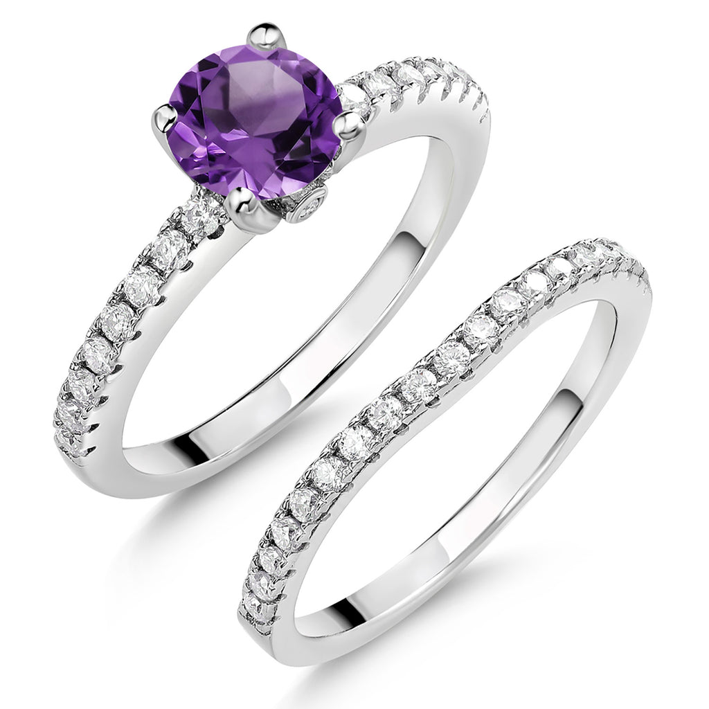 Amethyst - February_6_Ring in 925 Sterling Silver