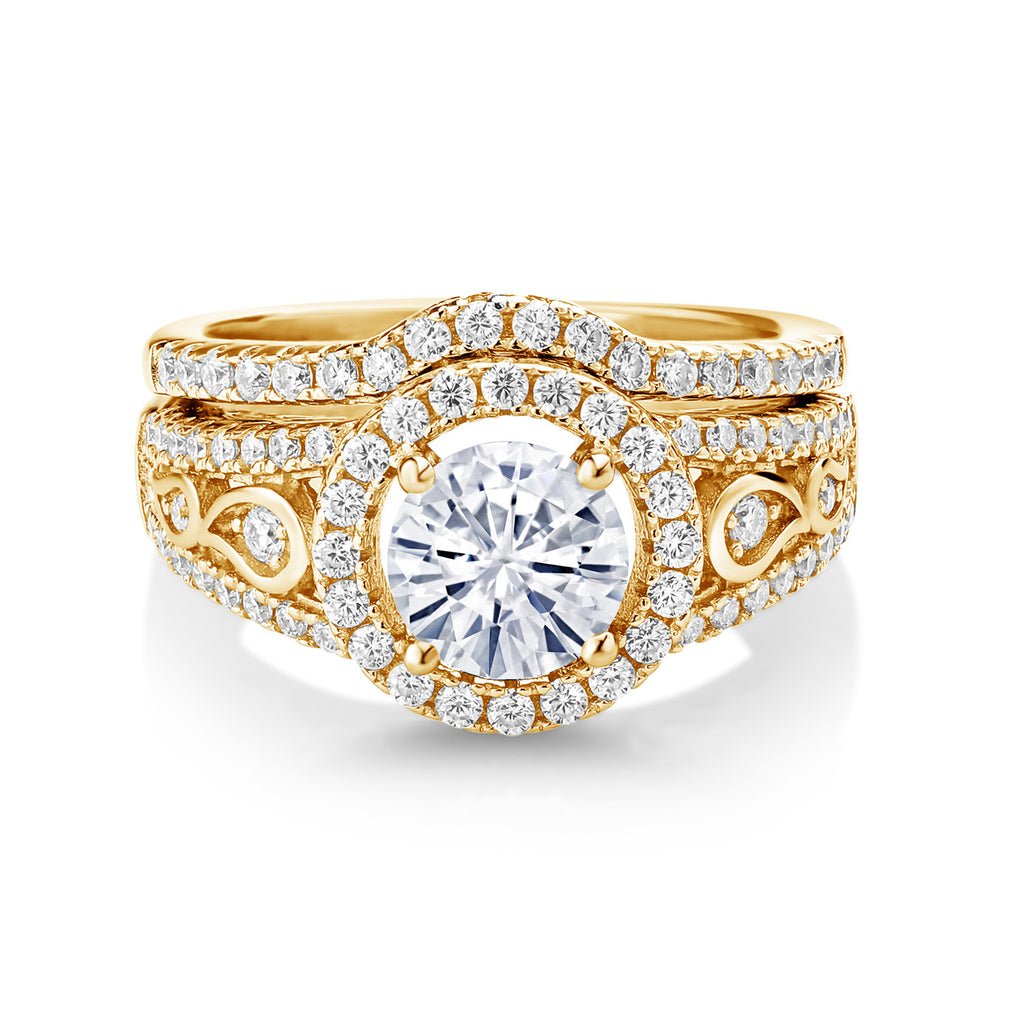 Ring in 925 Yellow Gold Plated Silver