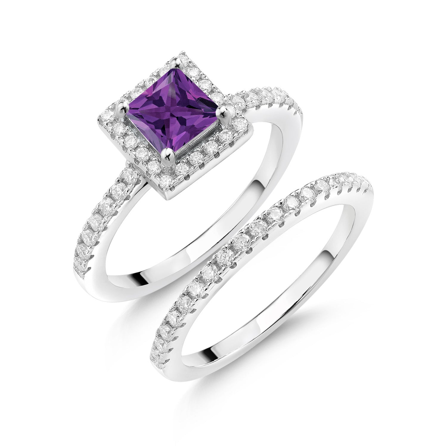 Amethyst - February_6_Ring in 925 Sterling Silver