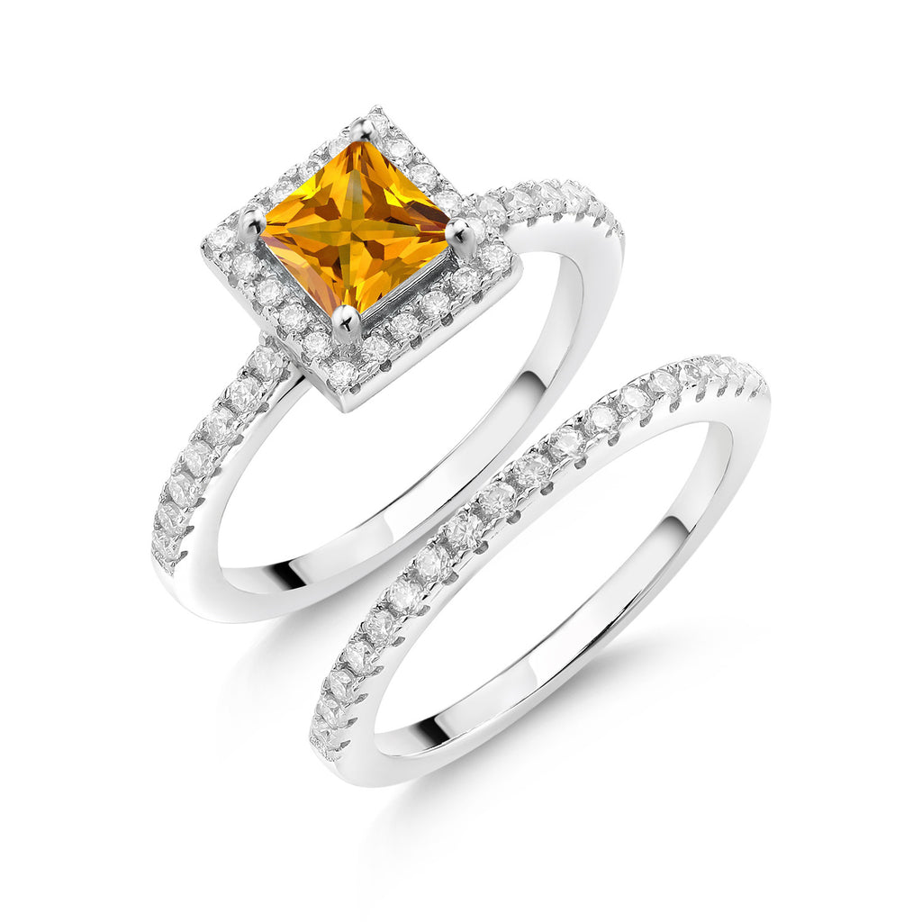 Citrine - November_5_Ring in 925 Sterling Silver