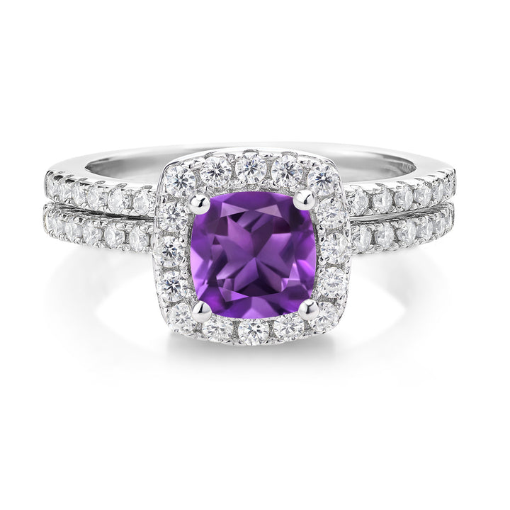 Amethyst_5_Ring in 925 Sterling Silver
