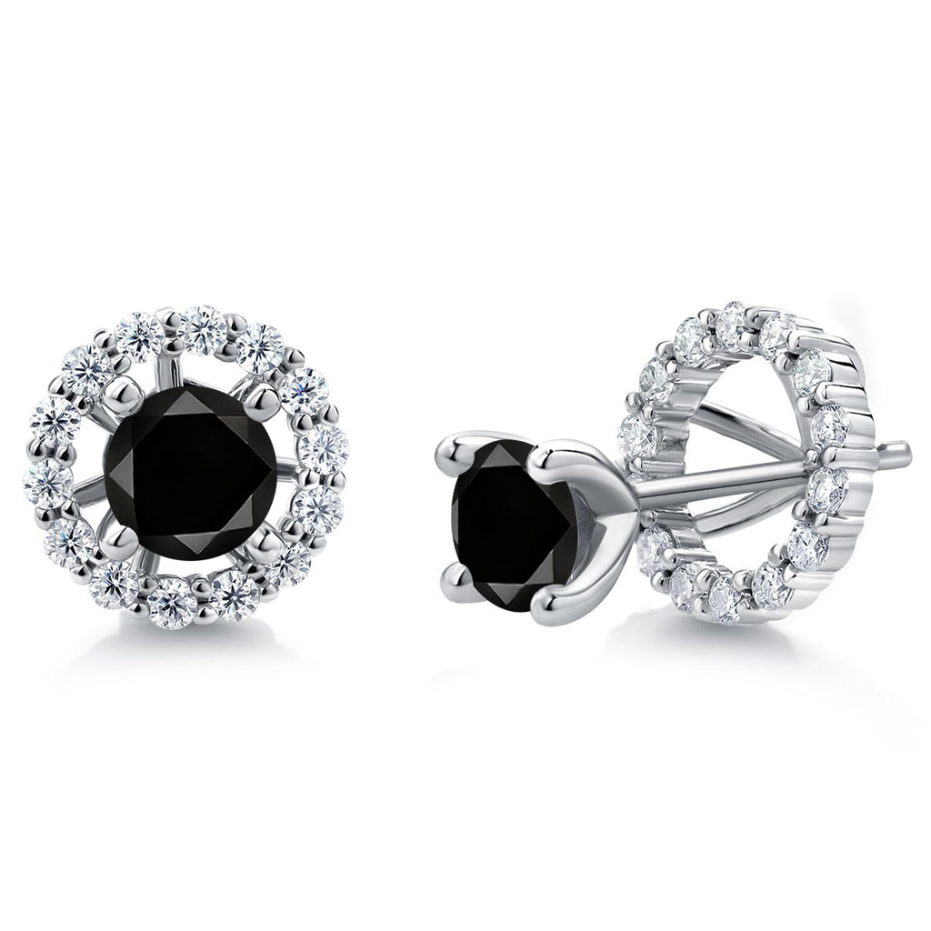 Black Diamond - April_Earrings in 925 Sterling Silver