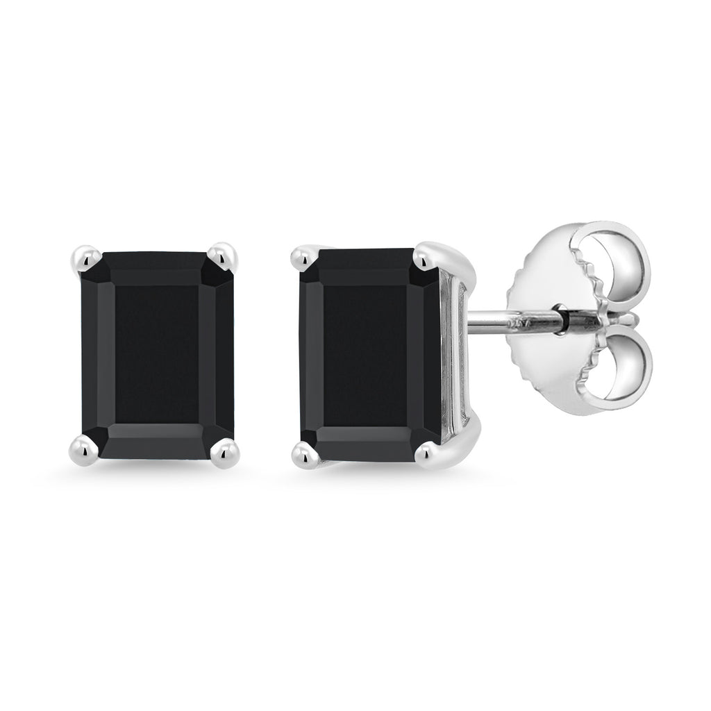 Onyx - December_Sterling Silver_Earrings in Sterling Silver