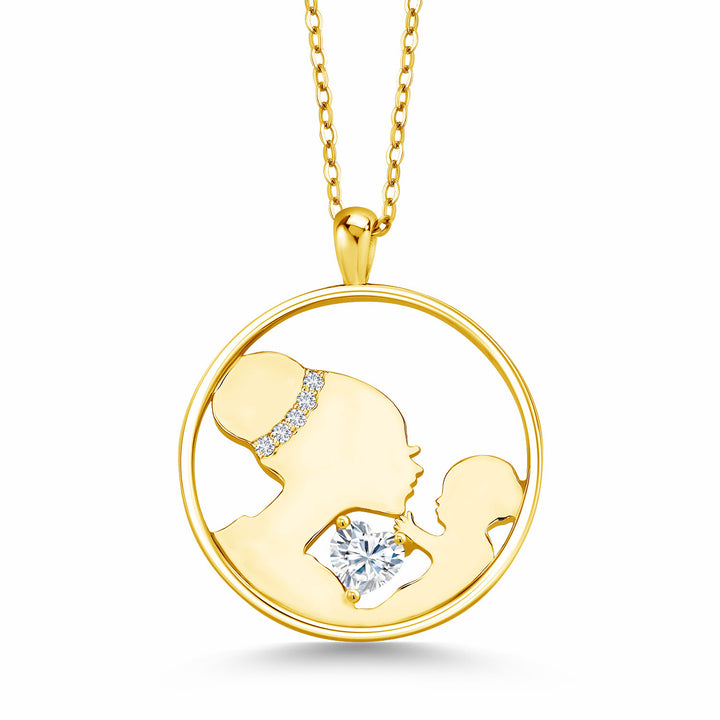 Pendant in 925 Yellow Gold Plated Silver
