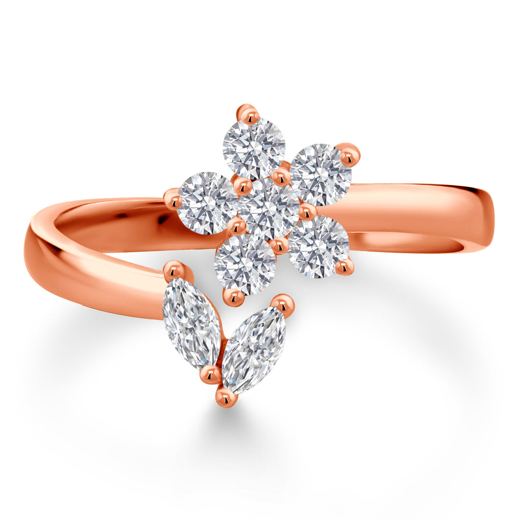 Ring in 925 Rose Gold Plated Silver