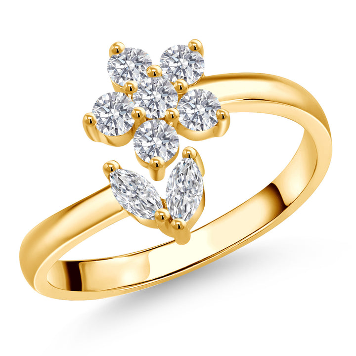 Ring in 925 Yellow Gold Plated Silver