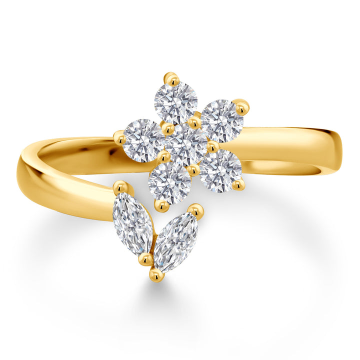 Ring in 925 Yellow Gold Plated Silver