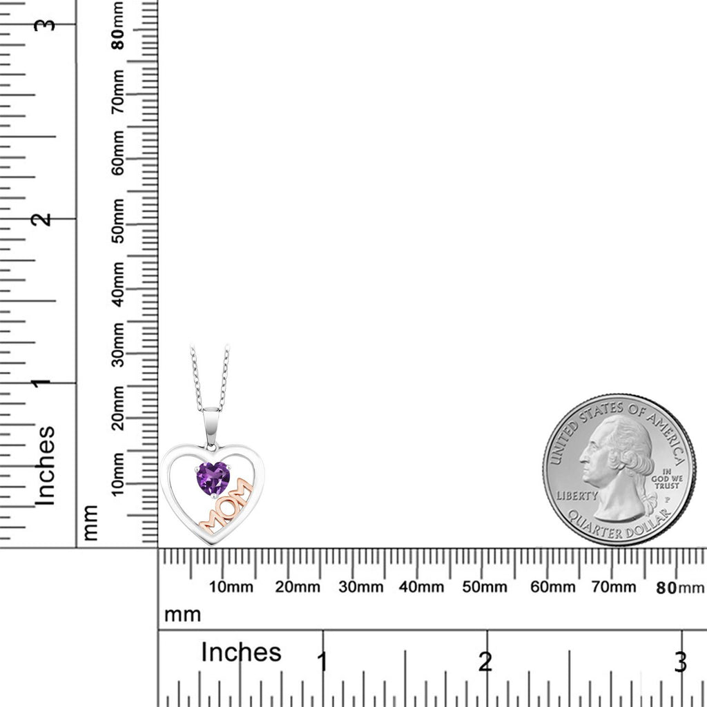 Amethyst_Pendant in 925 Sterling Silver