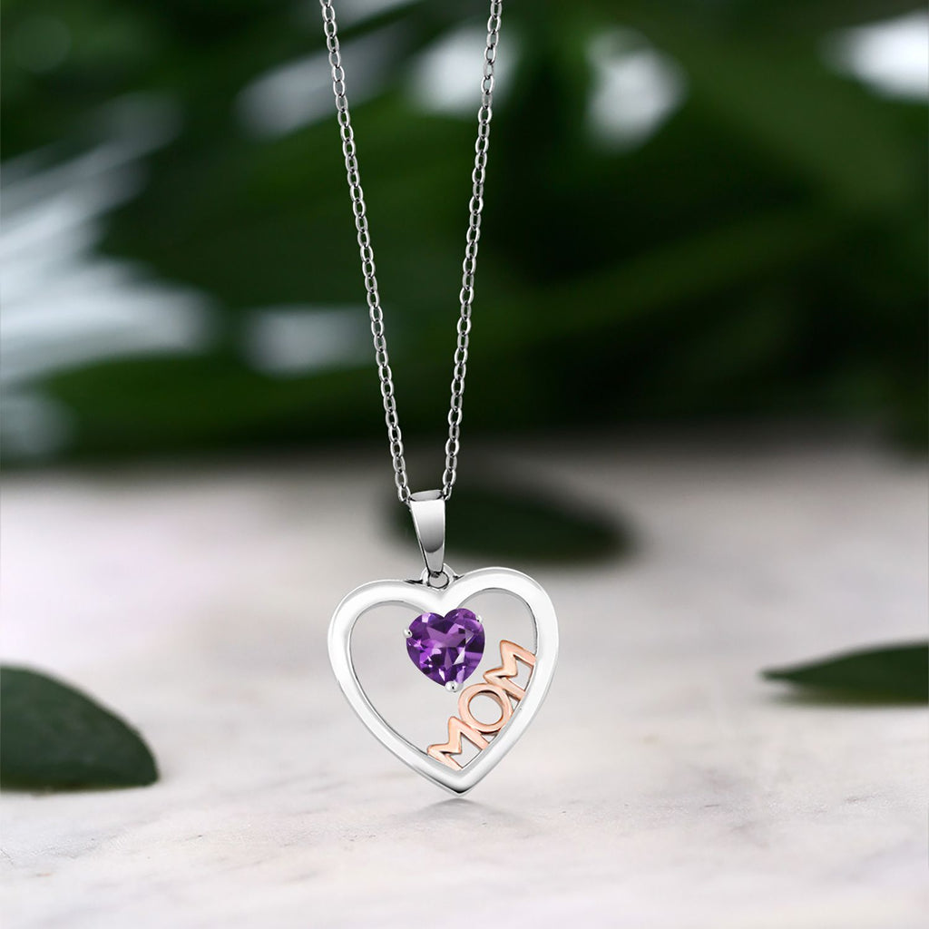 Amethyst_Pendant in 925 Sterling Silver