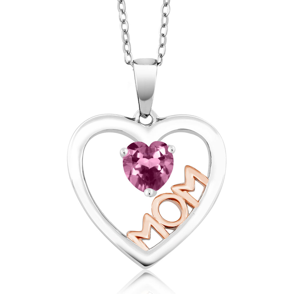 Tourmaline - October_Pendant in 925 Sterling Silver