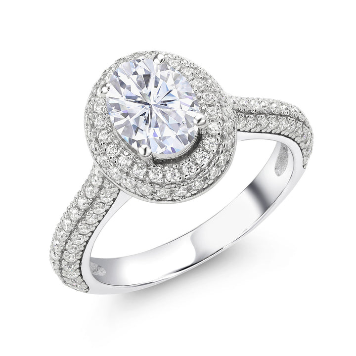 Moissanite - April_5_Ring in 925 Sterling Silver
