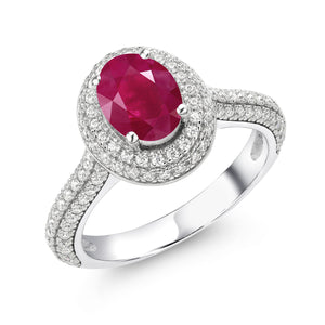Ruby - July_5_Ring in 925 Sterling Silver