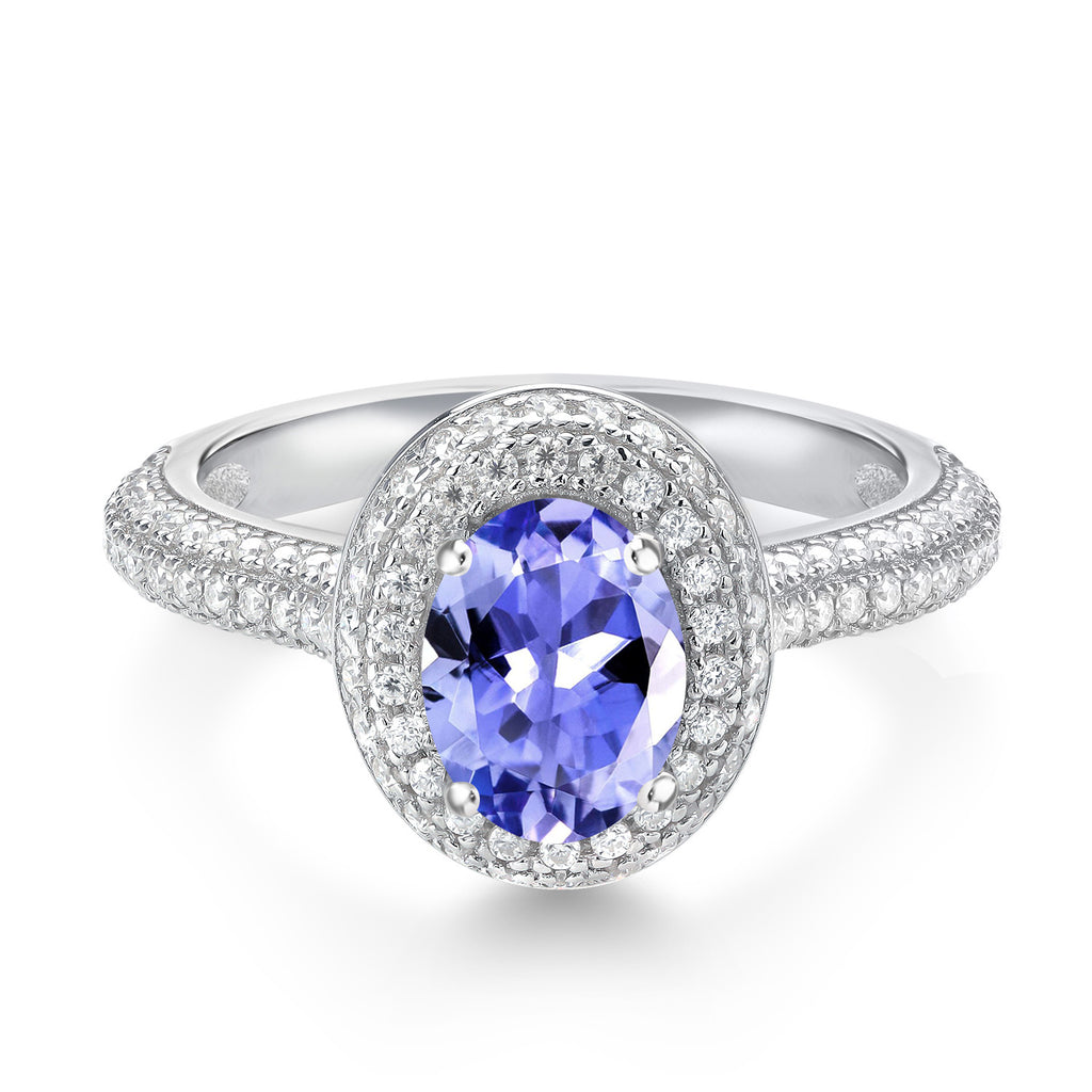 Tanzanite - December_7_Ring in 925 Sterling Silver