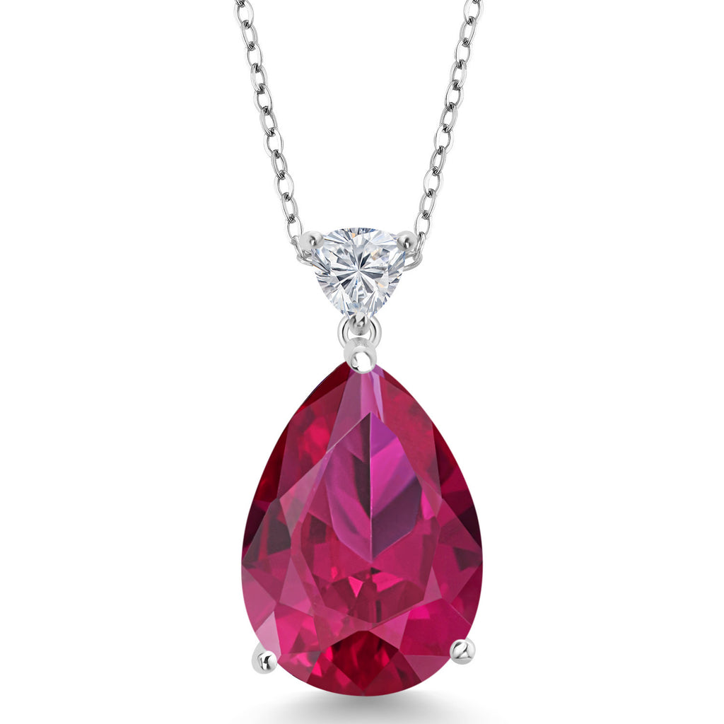 Created Ruby_Pendant in 925 Sterling Silver