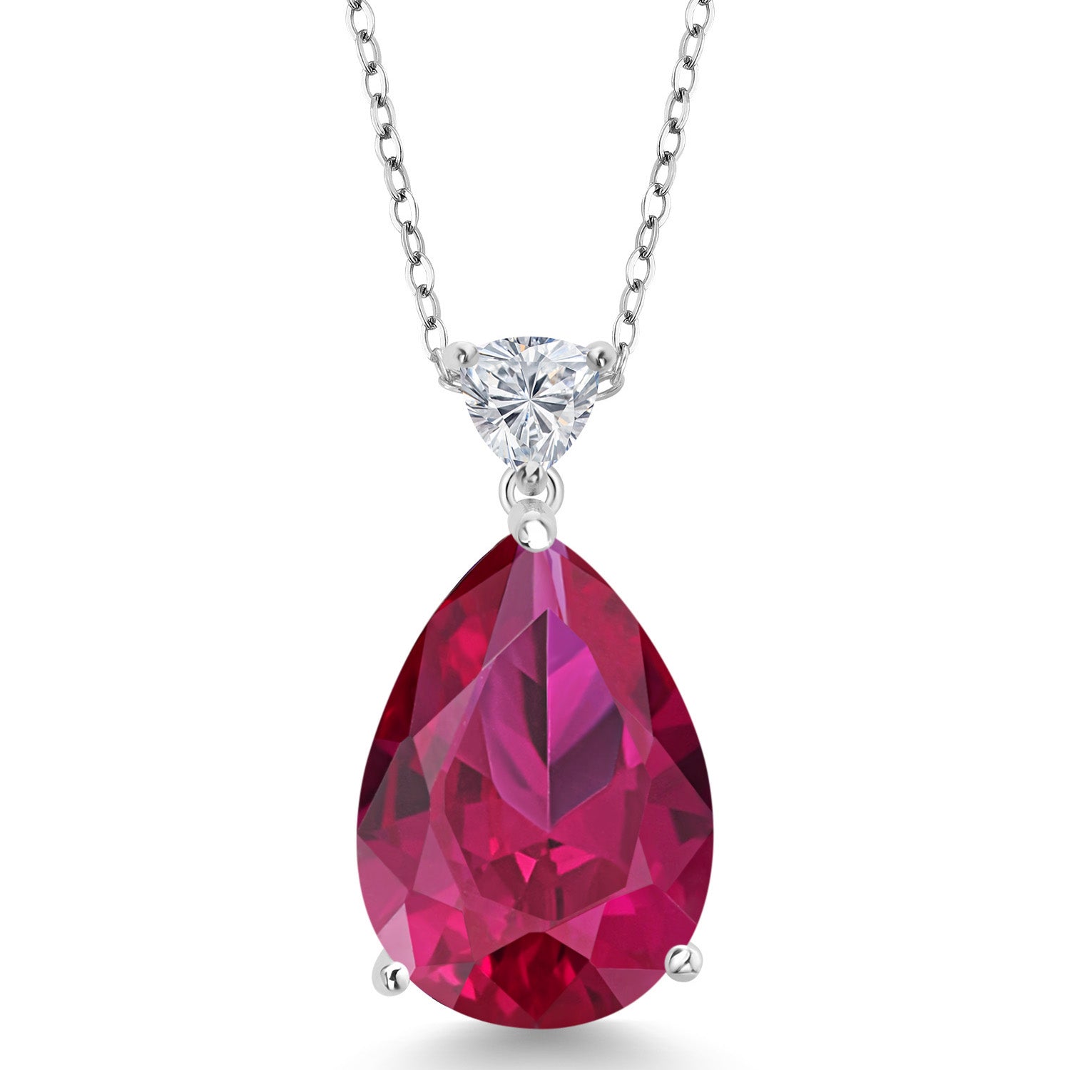 Created Ruby_Pendant in 925 Sterling Silver