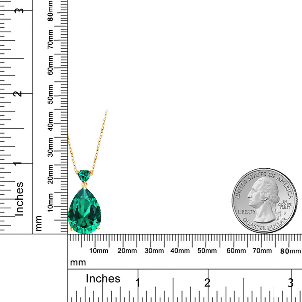 Pendant in 925 Yellow Gold Plated Silver