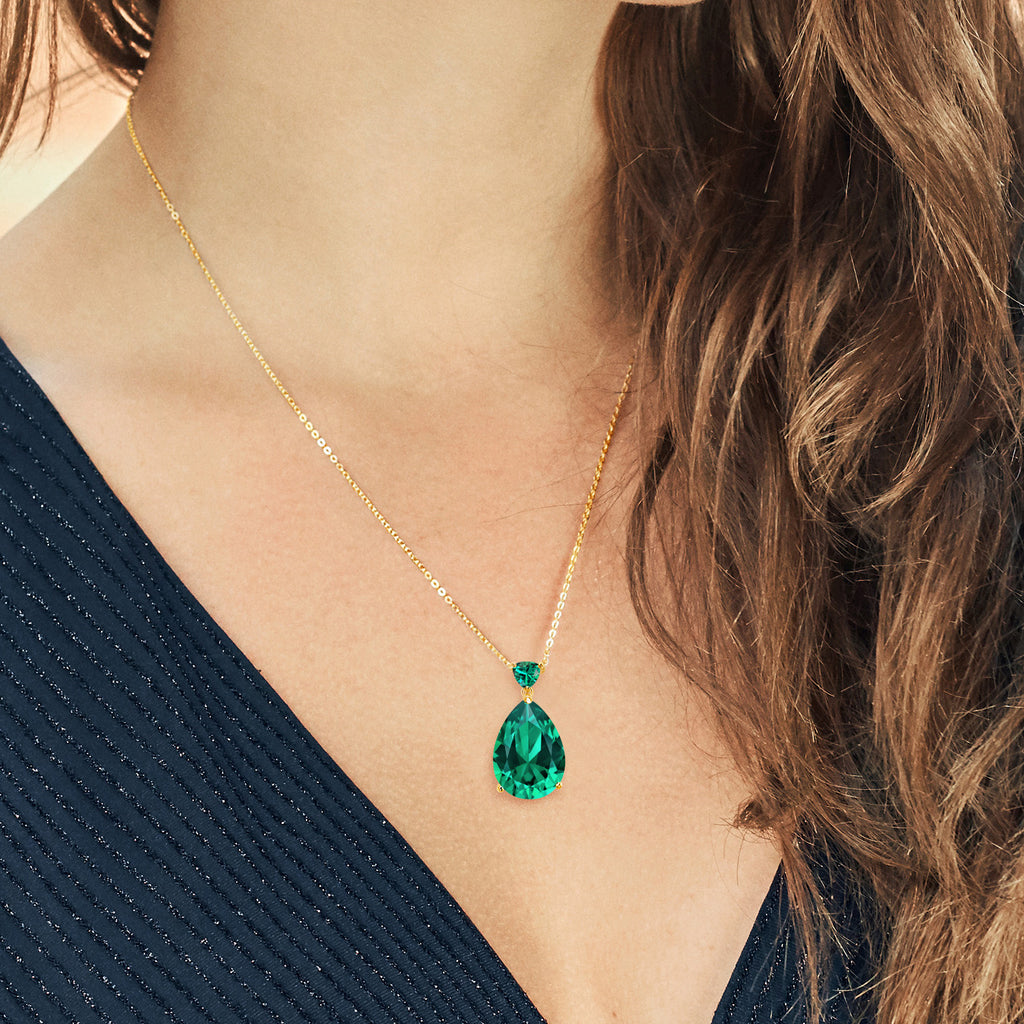 Pendant in 925 Yellow Gold Plated Silver