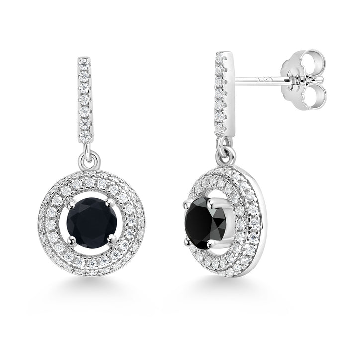 Onyx - December_Earrings in 925 Sterling Silver