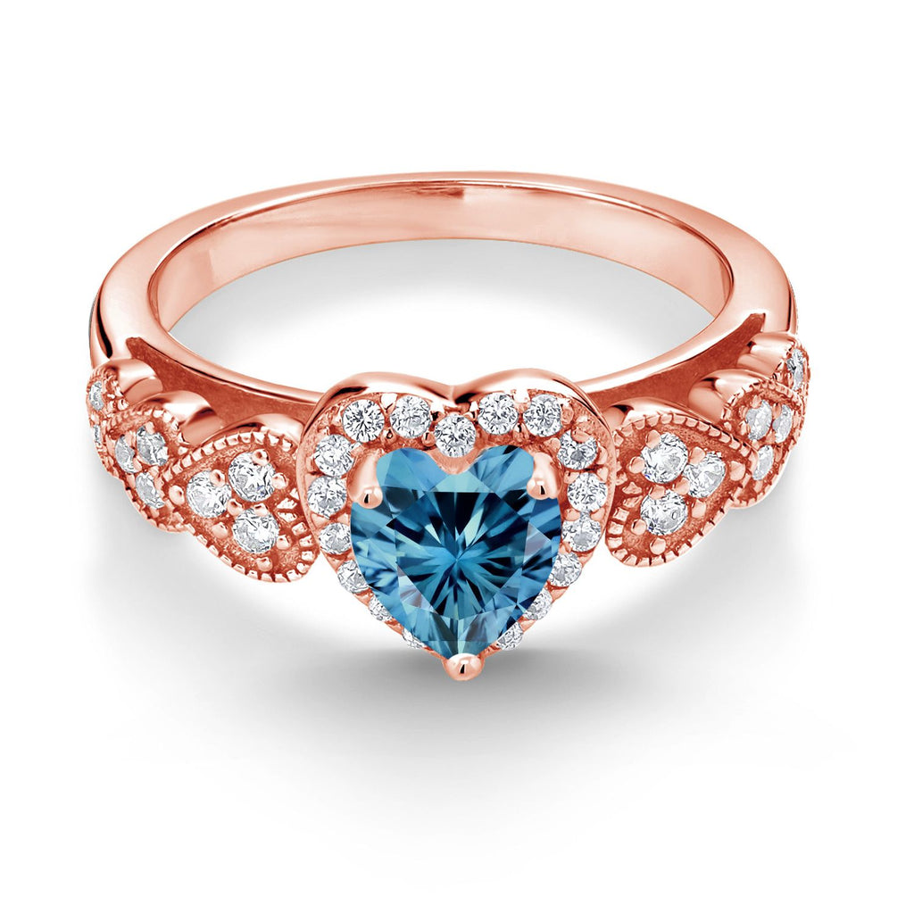 Ring in 925 Rose Gold Plated Silver