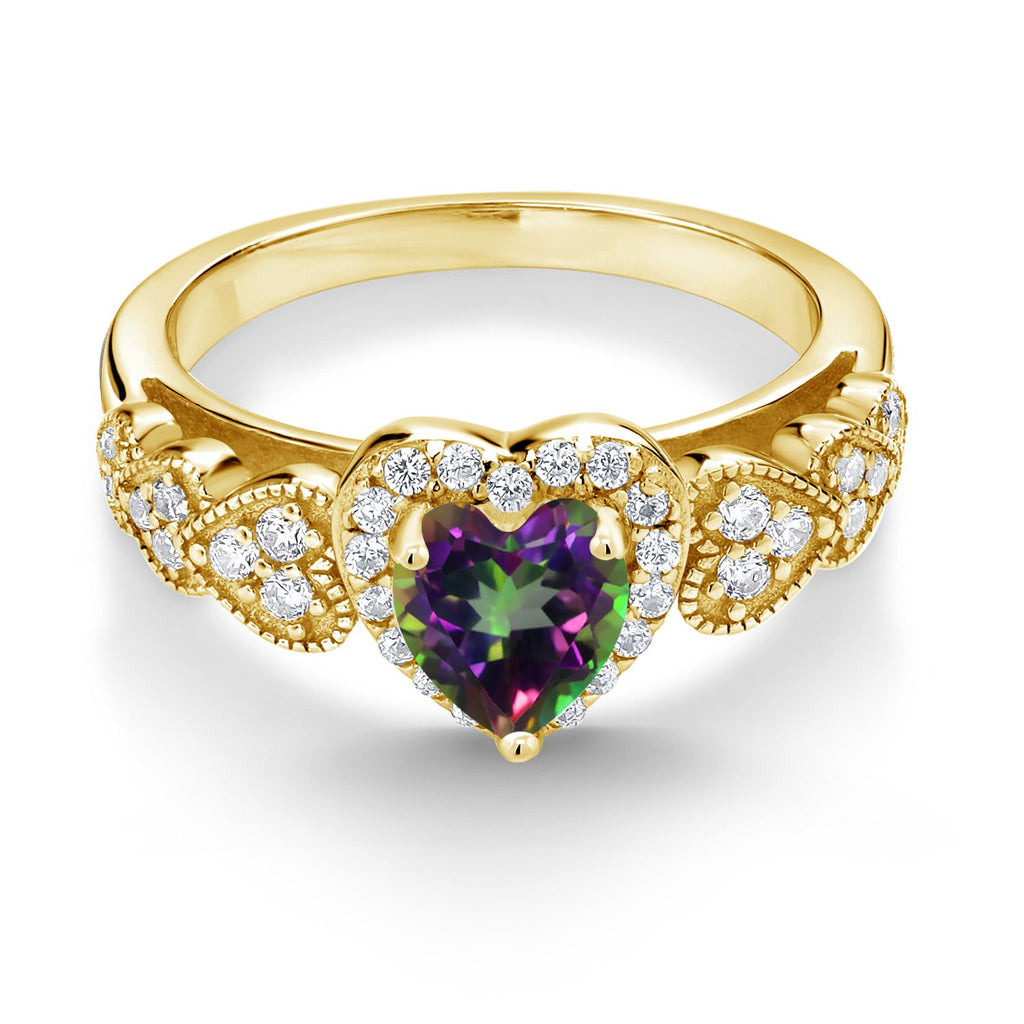 Ring in 925 Yellow Gold Plated Silver