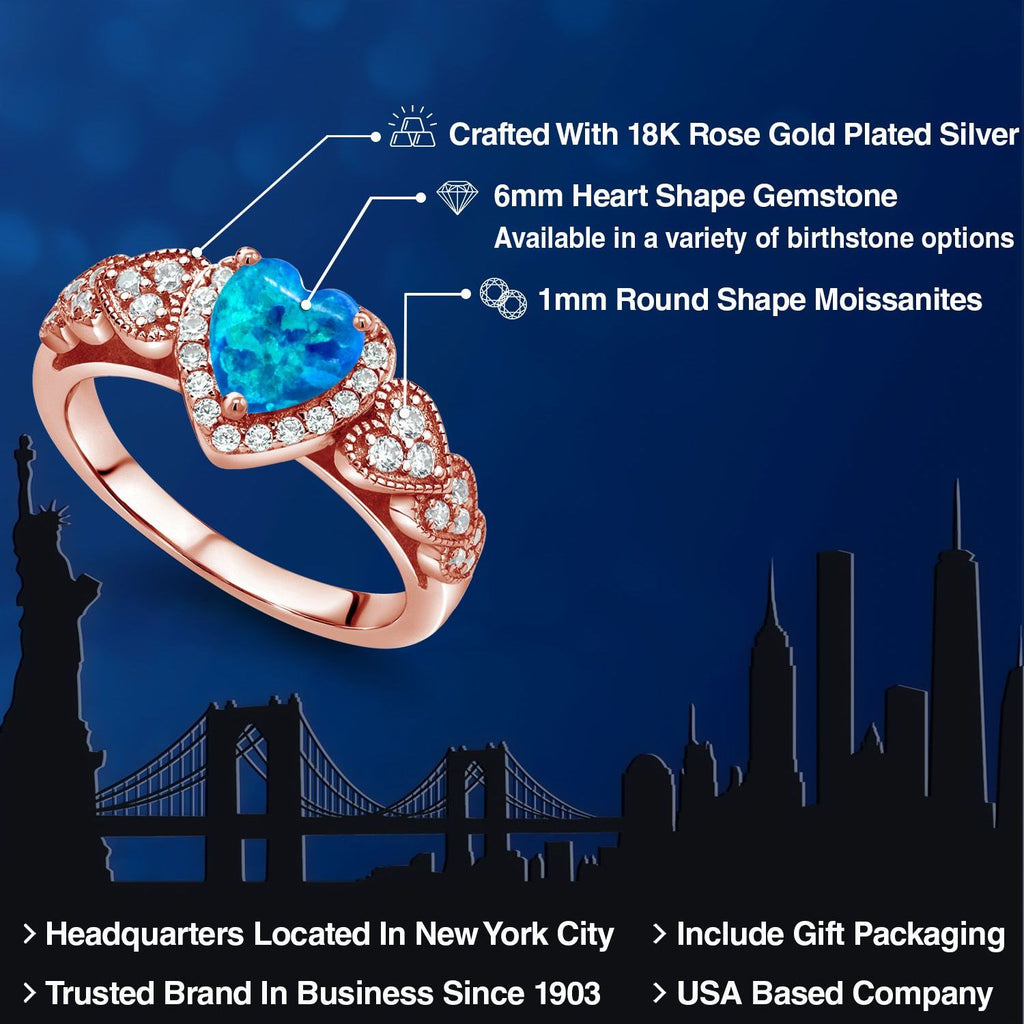 Ring in 925 Rose Gold Plated Silver